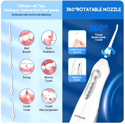 Dental Water Flosser USB Rechargeable